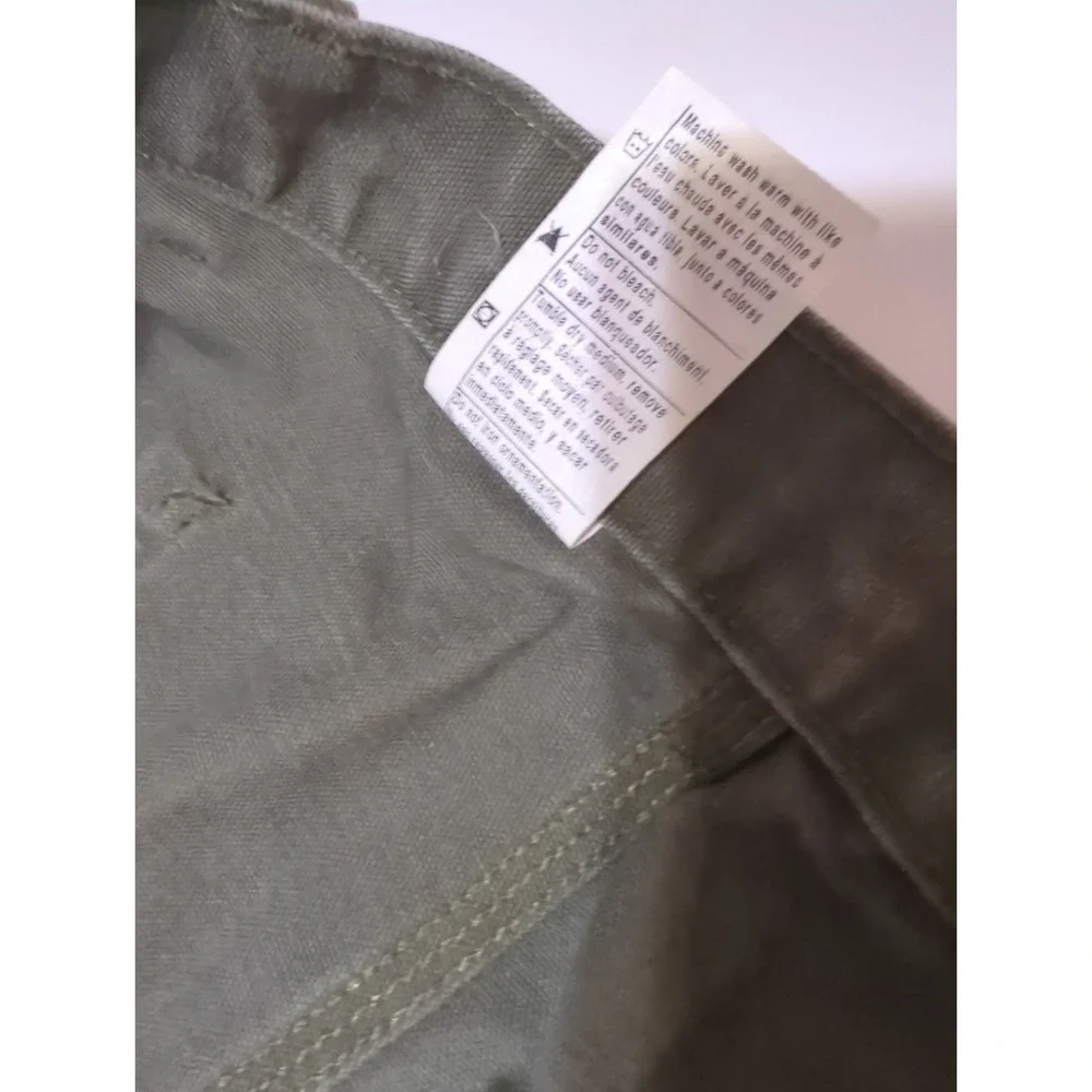Carhartt Dungaree Carpenter Canvas Pants Men 38x34 Washed Duck Work B11 MOS
